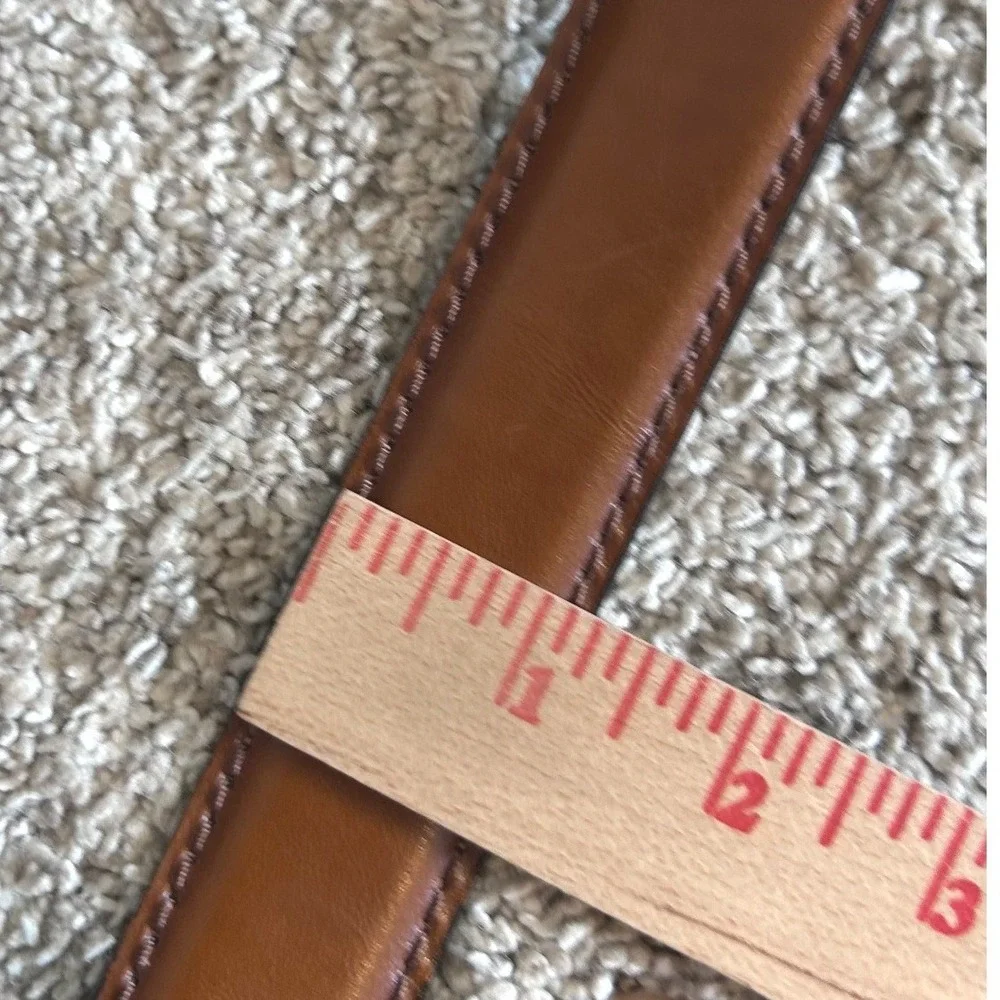 Joseph Abboud Mens Brown Leather Belt Made in Italy Size 32 13014-262